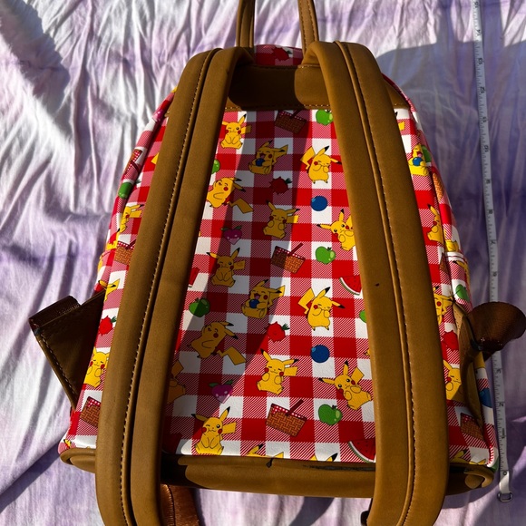 Loungefly Picnic Pikachu Mini Backpack - Picture 6 of 10
